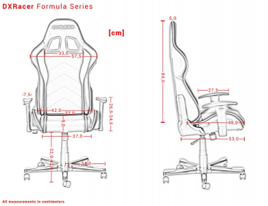   DxRacer Formula OH/FE08/NY black/yellow