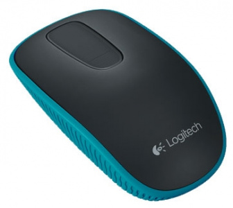   Logitech Zone Touch Mouse T400 Black-Blue USB - 