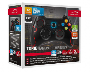    Speedlink TORID Gamepad Wireless for PC/PS3 Black - 