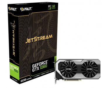  Palit GeForce GTX 1060 JetStream (6Gb GDDR5, DVI-D + HDMI + 3xDP)