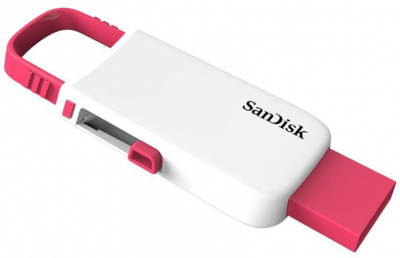    SanDisk Cruzer U 8GB, White/Pink (RTL) - 