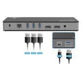 Док-станция WAVLINK Thunderbolt 3 /60W USB-C/DP/DP to HDMI WL-UTD21H Док-станция WAVLINK Thunderbolt 3 /60W USB-C/DP/DP to HDMI WL-UTD21H