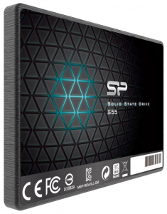 SSD- Silicon Power Slim S55 SP480GBSS3S55S25 (480 Gb, SATA-III, 7 )