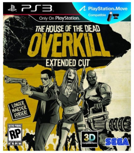  Sega House of the Dead Overkill Extended Cut (  PS Move) ,  PS3