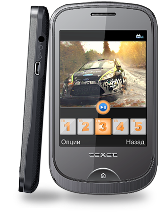 Телефон teXet TM-605TV.