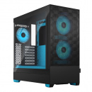    Fractal Design Pop Air RGB Cyan Core TG Clear Tint FD-C-POR1A-02 black-blue