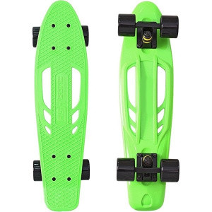    Y-Scoo Skateboard Fishbone (405-A) aqua-black - 