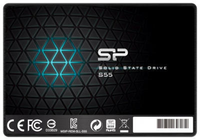 SSD-���������� Silicon Power Slim S55 SP480GBSS3S55S25 (480 Gb, SATA-III, 7 ��)