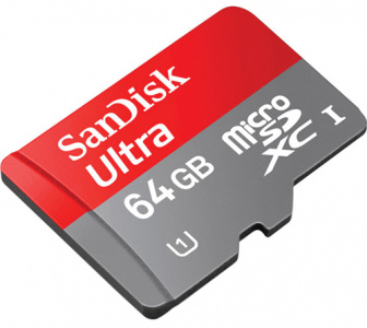     SanDisk Ultra microSDXC Android 64Gb UHS-I + SD adapter - 