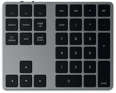 ���� ������ ���������� Satechi Aluminum Extended Keypad space grey ��������-�������� ������������