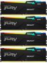   Kingston 64GB FURY Beast RGB XMP (KF552C40BBAK4-64) 