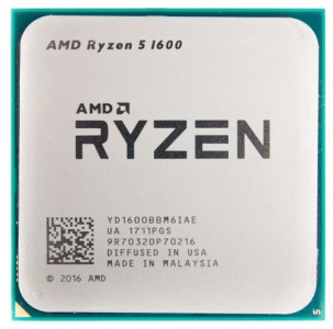 ��������� AMD Ryzen 5 1600 (AM4, L3 16384Kb), BOX