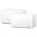 Wi-Fi  Mercusys Halo H90X(2-pack) AX6000 10/100/1000BASE-TX, white