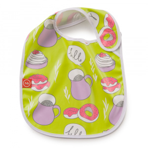    Happy Baby Waterproof Baby Bib lime - 
