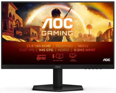 ���� ������ ������� 23.6" AOC 24G42E ������ (1920x1080/180 ��/FHD/1 ��/HDMI/DP) ��������-�������� ������������