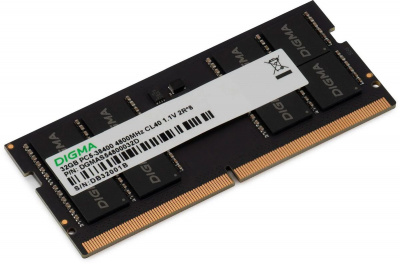 ����������� ������ Digma DDR5 SO-DIMM 32GB 4800MHz RTL PC5-38400 (DGMAS54800032D) ������