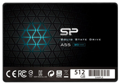 SSD-���������� Silicon Power 512GB SATA-III, SP512GBSS3A55S25