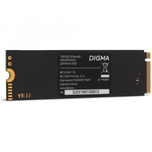 SSD- Digma 1TB PCIe 4.0 x4 Meta S69 M.2 2280 DGSM4001TS69T
