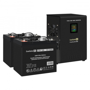 ���� ������ �������� ��� EX296002RUS + ������� 55A� EX285667RUS 2�� ExeGate FineSine SX-2500.LCD.AVR.2SH ��������-�������� ������������