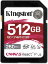   Kingston Canvas React Plus SDR2V6/512GB w/o adapter
