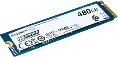 SSD- Kingston SEDC2000BM8/480G  480GB PCIe 4.0 x4 DC2000B M.2 2280 0.4 DWPD
