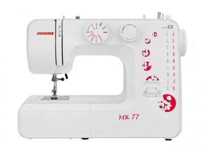 ���� ������ ������� ������ Janome �X77, white with print ��������-�������� ������������