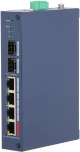 ���������� Dahua DH-CHS4206-4ET-90 �����, 4-�������� ����������� PoE 4 RJ45 10/100����/� (PoE/PoE+/Hi-PoE),