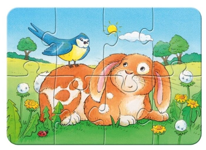 Деревянные пазлы в коробке Дикие животные Melissa & Doug - купить в магазине Сун