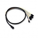 - ACD SFF8643-to-4xSATA+SB ACD-SFF8643-SATASB-10M 100 6705050-100 black