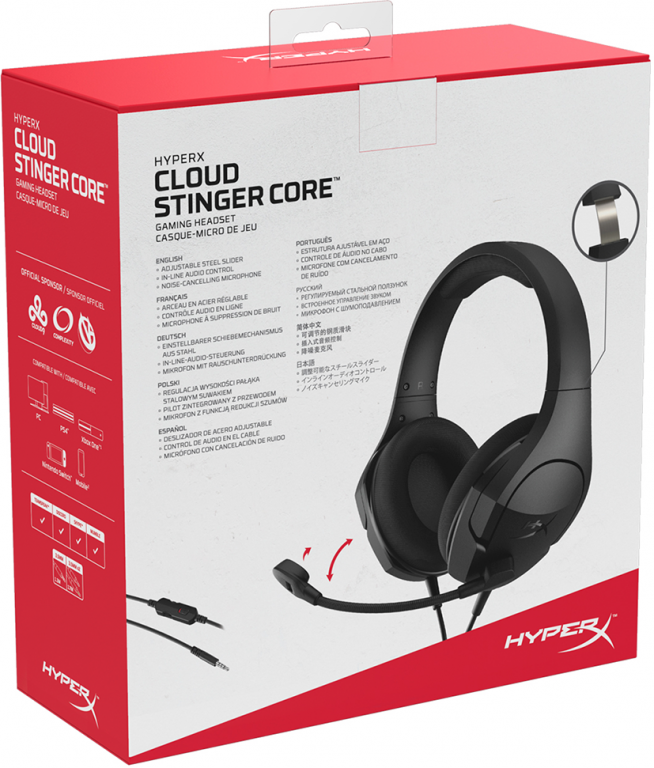 HyperX Cloud Stinger Core 7.1 black 16 . 1.3 1.7