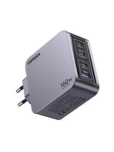�������� ���������� UGREEN X763 Nexode Pro 160W USB-A+3*USB-C GaN Space Gray