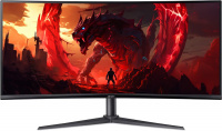  34" Acer Nitro XZ340CUHbiiphx Curved 1500R Black, 3440x1440, 100Hz, VA, 1/5ms, 2xHDMI/2xDP