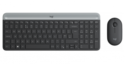 Logitech Wireless Combo MK470 Graphite USB USB 1000 dpi 8467