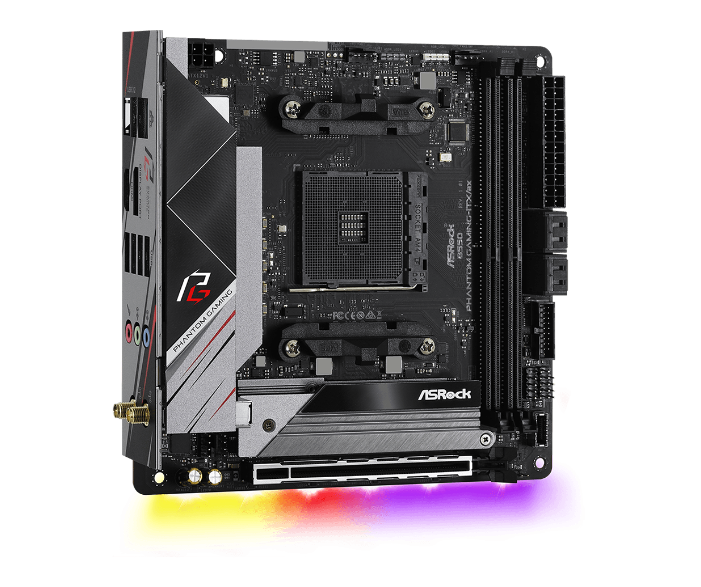 Mini itx характеристики. Asrock phantom b550. asrock b550 itx. asrock b550 phantom gaming-itxax. b550 mini itx материнская плата.