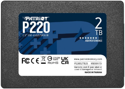 SSD- Patriot 2Tb SATA III P220S2TB25