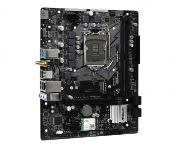 Материнская плата ASRock H410M/ac microATX (mATX), чипсет Intel H410 • LGA1200 • 2x DDR4 @ 2933 МГц (до 64 Гб) • Wi-Fi: 802.11ac — купить за 6245 руб.