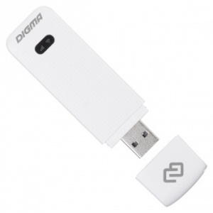  Digma DONGLE USB Wi-Fi +Router  white (3G/4G)