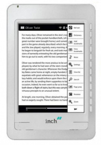   Inch Reader A6i 6" Pearl White