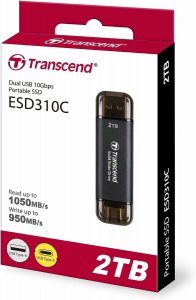 SSD-  Transcend USB-C 2Tb TS2TESD310C