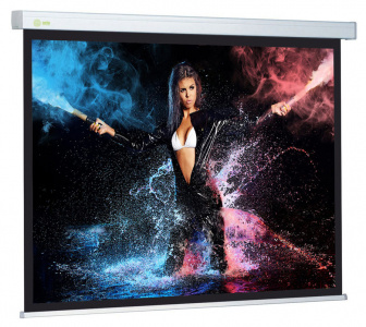 ���� ������ ����� ��� ��������� Cactus Wallscreen CS-PSW-168x299, White ��������-�������� ������������