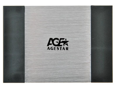       AgeStar SUB2A10 (2.5", SATA - USB 2.0), Silver black - 
