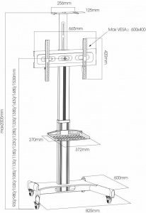  Arm Media PT-STAND-11 32"-65"