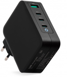   TopON GaN 130W 3xType-C, USB, Power Delivery, Quick Charge 4.0, black