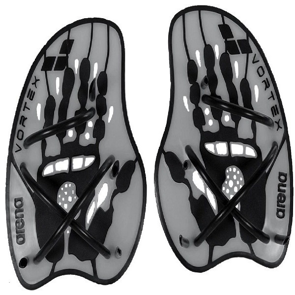 Лопатка для плавания Arena Vortex evolution hand paddle Silver/Black (M)