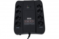  Powercom Back-UPS SPIDER, OffLine, 850VA / 510W, Tower, Schuko 