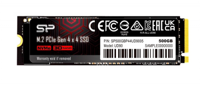 SSD-���������� Silicon Power 500Gb PCI-E 4.0 SP500GBP44UD9005