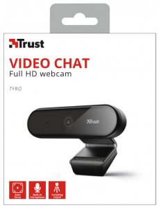   - Trust Webcam Tyro, MP, 1920x1080, USB - 