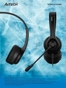 ���� ������ �������� A4Tech HU-8 2� black ��������-�������� ������������