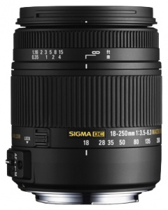 Фото товара Фотообъектив Sigma AF 18-250mm f/3.5-6.3 DC OS HSM Macro Nikon F интернет-магазина ТопКомпьютер