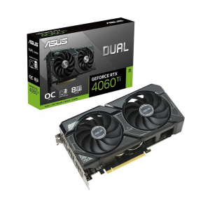  Asus PCI-E 4.0 NVIDIA GeForce RTX 4060TI 8Gb 128bit GDDR6 DUAL-RTX4060TI-O8G-SSD